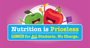 School Food banner for lunch menus.