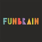 Funbrain.com logo with a link that will bring you to the website when clicked.