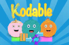 Kodable logo with a link that will bring you to the website when clicked.