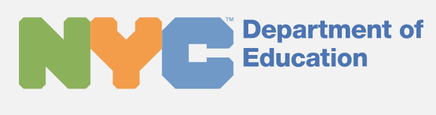 Green, Orange, and Blue NYC Department of Education logo 