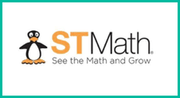 ST Math logo with a link that will bring you to the website when clicked.
